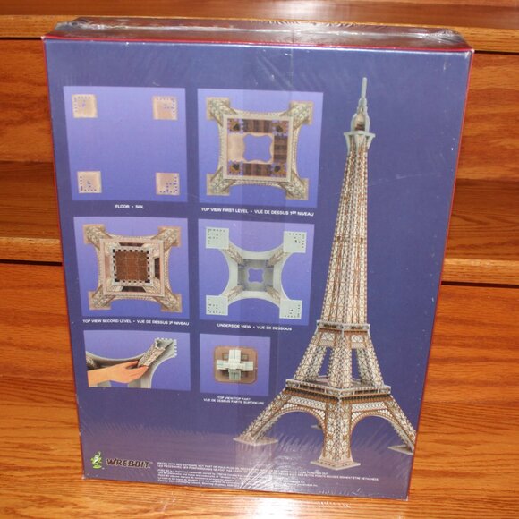 3/$118❤️new sealed 1995 Wrebbit PUZZ 3D Eiffel Tower Paris France puzzle P3D-903 - Picture 7 of 7